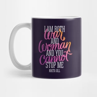 I am War and Woman Mug